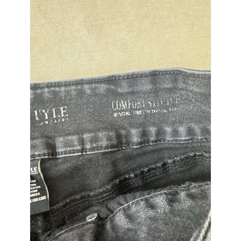 SoundStyle Womens Black High Waist Skinny Jeans Size 12 Stretch Ankle Denim - Picture 6 of 15